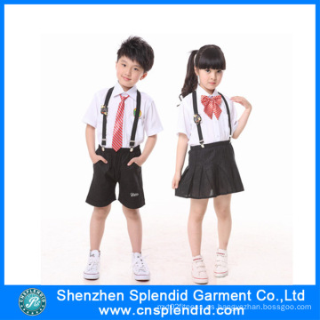 Fábrica De Fábrica De Shenzhen Fábrica De Moda Baratos Niños Uniformes Escolares